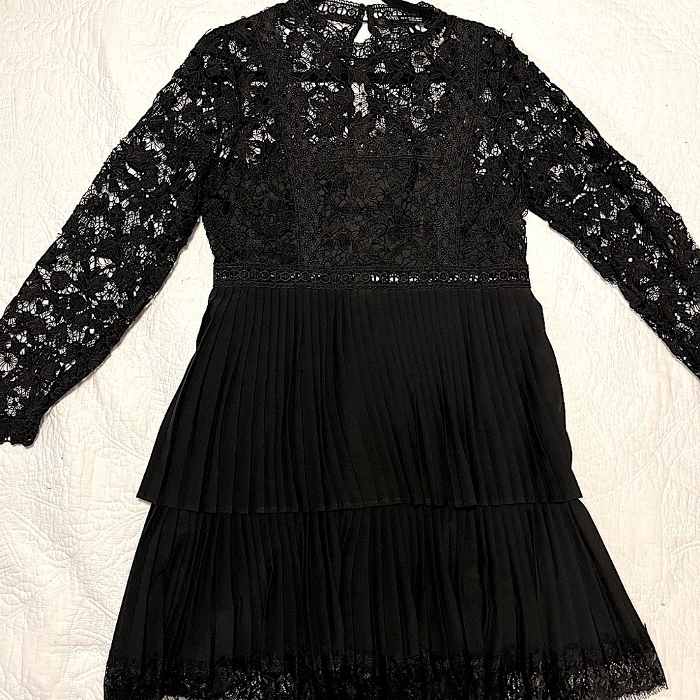 Zara black cocktail dress XL